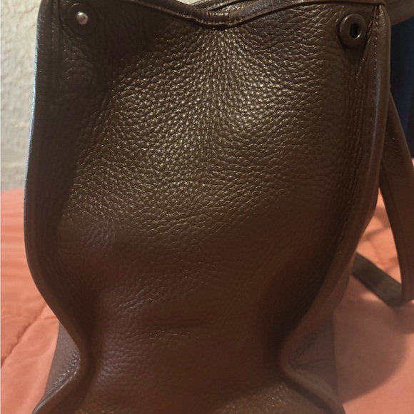 TELFAR -WILSONS LEATHER MEDIUM CARRY BAG/CHOCOLATE - Picture 5 of 16